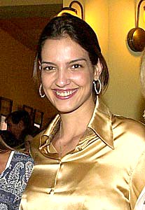 São Paulo, 4 de Novembro de 2002 - Um close de Luciana Cardoso, a bela namorada do apresentador Fausto Silva. - img_17