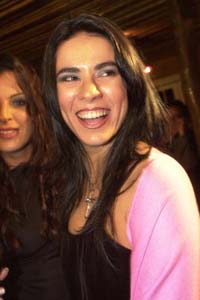 A atriz Adriana Ferrari na festa de aniversário da revista Plástica &amp; Beleza. - 06