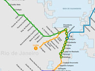 A evolução das obras do metrô do RJ ano a ano