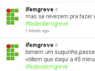 print da foto publicada pelo perfil @ifmgreve